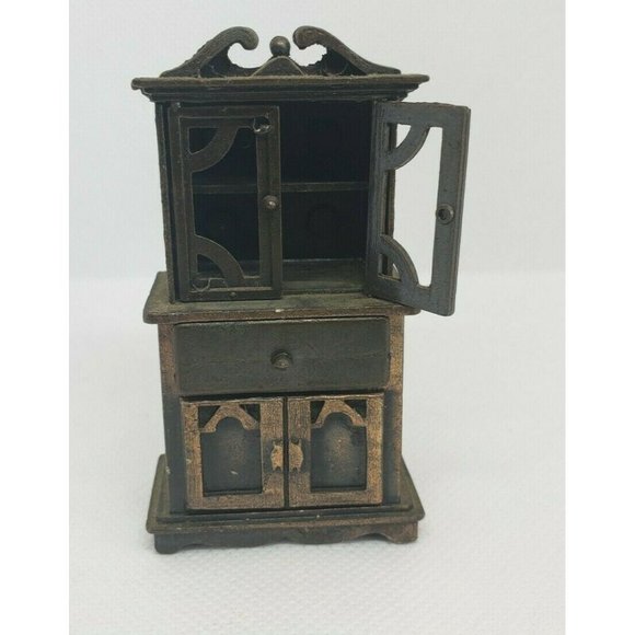 Durham Industries Made In Hong Kong Vintage Mini Ar-moire Dresser - Picture 10 of 11